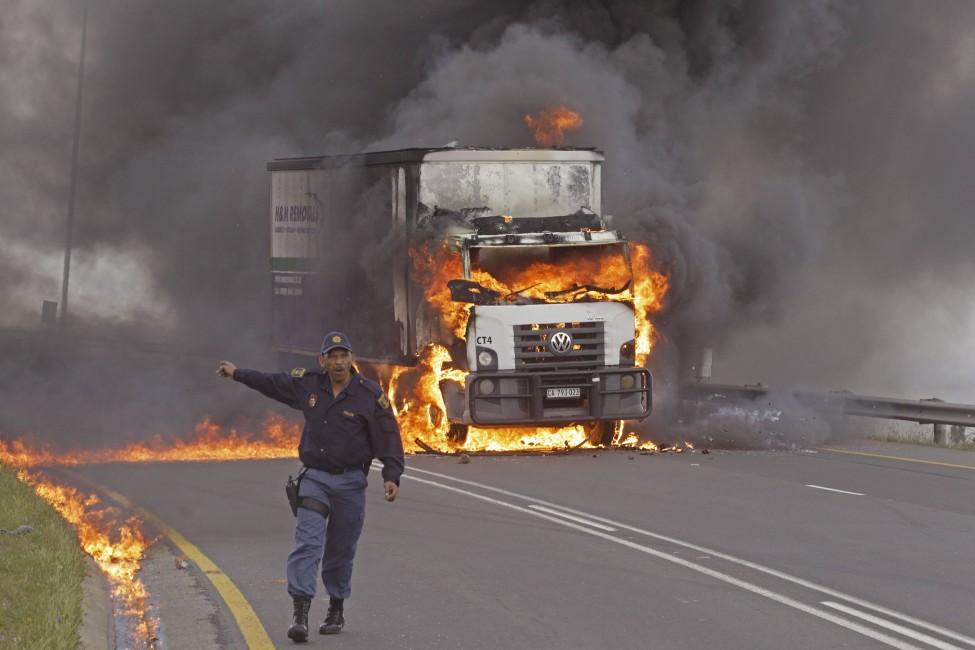 South Africa Truck Strike