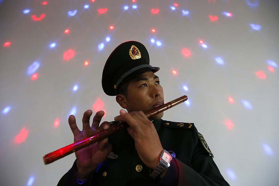 China Soldier Flute