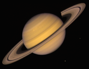 Saturn by Voyager 2 (Photo: NASA/JPL)