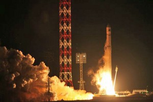 Nov. 9, 2011 file photo, the Zenit-2SB rocket with the Phobos-Ground probe blasts off from its launch pad at the Cosmodrome Baikonur, Kazakhstan.  (Photo: AP)