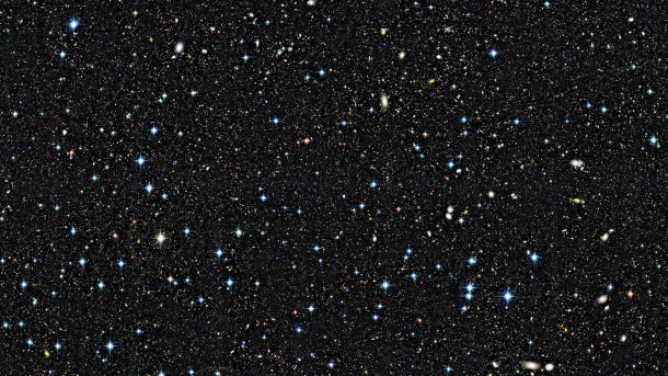 Revealing thousands and thousands of galaxies to explore, above is just a small portion of a deep space image taken by the Canada-France-Hawaii Telscope Legacy Survey. (Image: © CFHT/Coelum/Terapix/AstrOmatic)