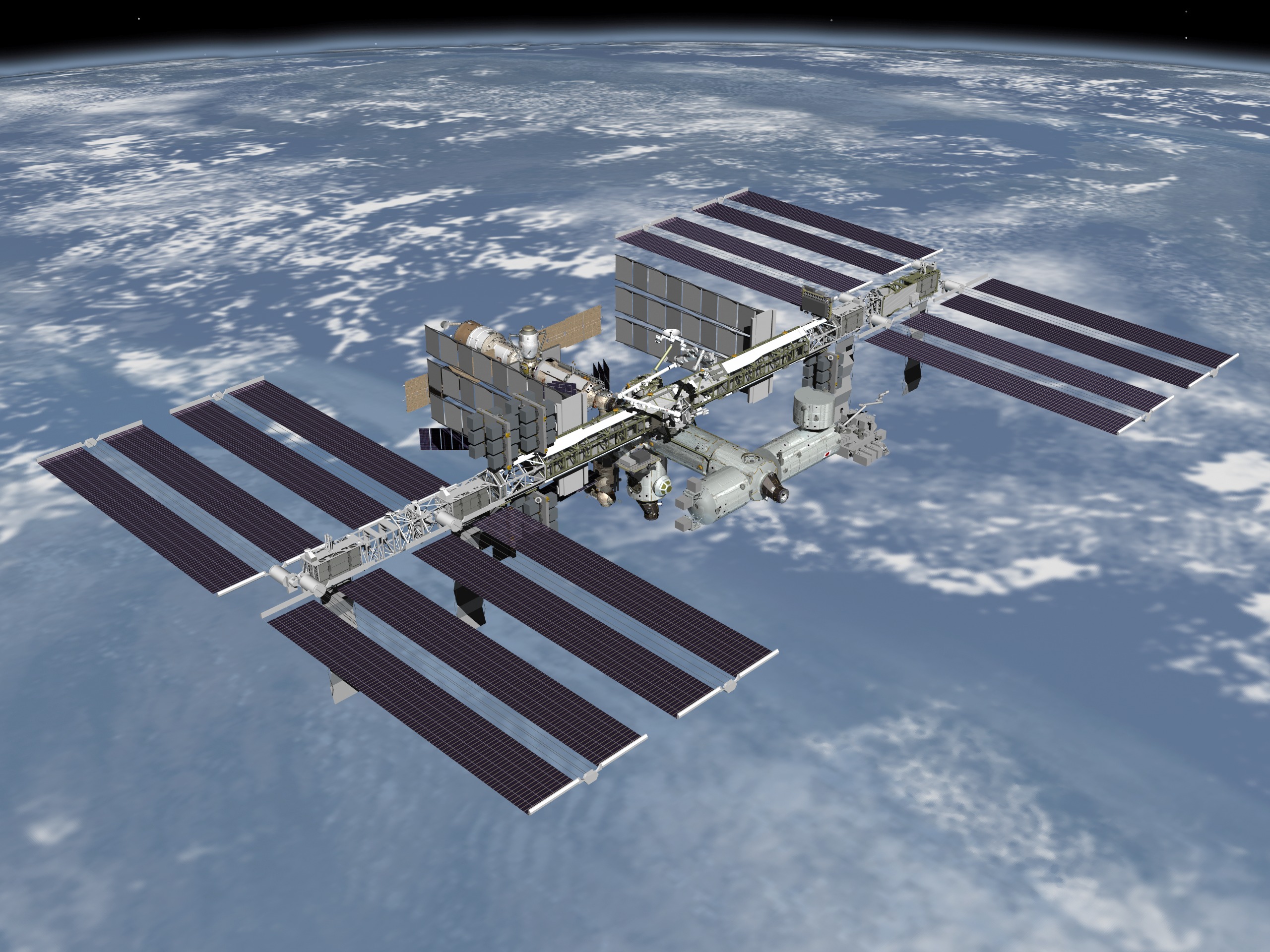 new international space station