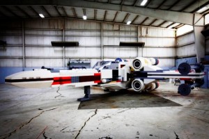 The LEGO Group recently unveiled the world’s largest LEGO model, a 1:1 replica of the LEGO® Star Wars™ X-Wing starfighter, in New York’s Times Square. (Used by permission,© 2012 The LEGO Group)