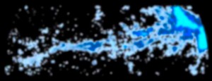 Close-up radio map of the Magellanic Stream  (Leiden-Argentine-Bonn (LAB) Survey)