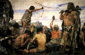 A hunting group in the Stone Age (Victor Vasnetsov/Wikimedia Commons)