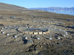 Infrasound arrays at the Qaanaaq, Greenland Comprehensive Nuclear Test Ban Treaty Organization's monitoring station. Data used to indicate asteroid strikes in B612 video came from the organization's worldwide network of infrasound monitoring stations that are used for listening for nuclear detonations around the world. (CIBTO via Wikimedia Commons)
