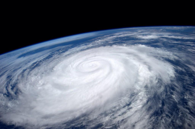 Here’s a photo of Pacific Hurricane Marie that was taken from the International Space Station by astronaut/crewmember Reid Wiseman on August 26, 2014.  Officials said that enormous waves stirred up by Marie caused extensive damage to picturesque Catalina Island that’s located just off the coast of Southern California.  (NASA)