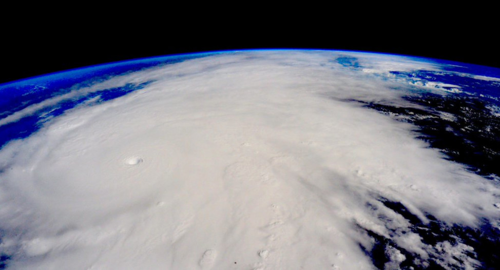 This photo of the category 5 Hurricane Patricia was taken from the International Space Station on 10/23/15 when it made landfall in Mexico. According to weather officials, Patricia was the strongest recorded hurricane in the Western Hemisphere. (Scott Kelly/NASA)