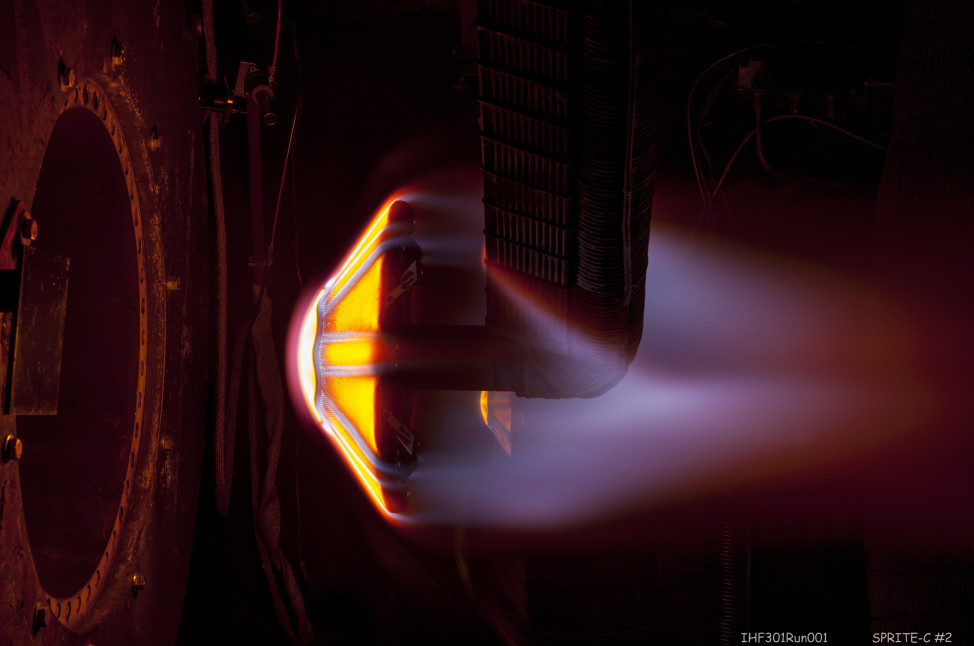 On 10/7/15 NASA announced that it had successfully completed testing on heat shields (such as the one pictured here)  that would be used on future Mars exploration vehicles. (NASA)