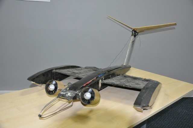 Bat inspired membrane wings mounted on a Micro Air Vehicle (EPSRC)