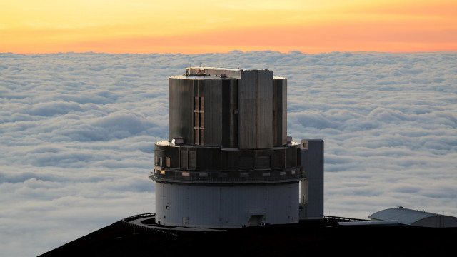 Subaru Telescope above the clouds located on the summit of Mauna Kea Summit in Hawaii. (Robert Linsdell/Creative Commons/Flickr)