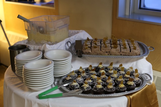 Some of the many treats prepared for the station's  celebration of the South Pole sunset. The jury is still out on whether sugar helps one cope with total darkness.