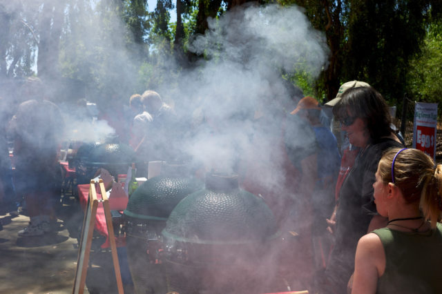 Standing around a smoking barbeque. (Jon Callas/Creative Commons Attribution 2.0 Generic via Flickr)