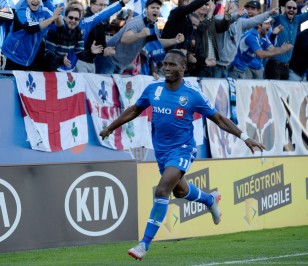 Didier Drogba celebrates one of his two goals against D.C. United on September 26, 2015. Photo: Eric Bolte-USA TODAY Sports