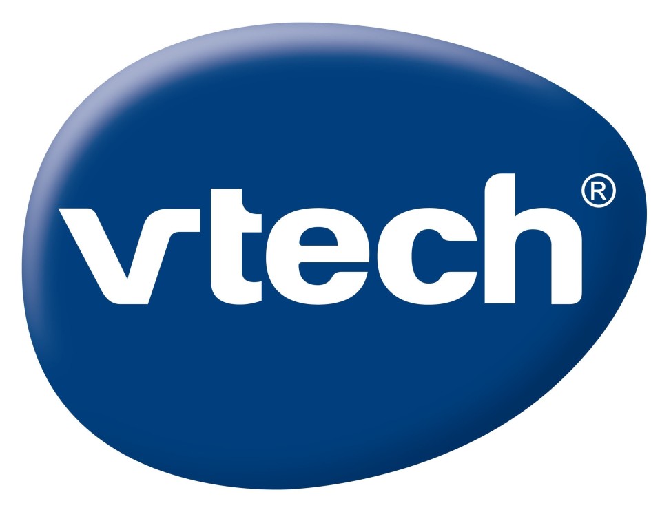 The logo of toy maker VTech, which has been in the spotlight since it a November hack attack compromised the personal data of millions of kids and their parents. (AP)