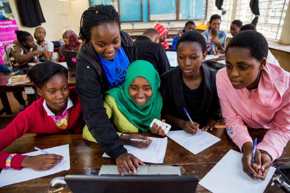 Students participate in a class at the Youth for Technology Foundation academy in Nairobi, Kenya. (Youth for Technology Foundation)