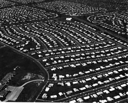 This is either Levittown, Pennsylvania, or a rat maze. (Wikipedia Commons)