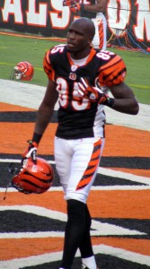 Mr. Ochocinco was still Chad Johnson when this colorful photo was taken.  (Wikipedia Commons)