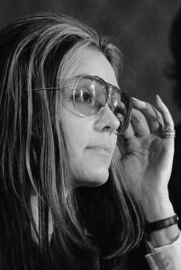 Even though she had once been a Playboy Bunny, Gloria Steinem became one of the most strident and outspoken leaders of the feminist movement.  When she married — wearing jeans and a flower in her hair at age 66 — she most certainly kept her name.  (Library of Congress)