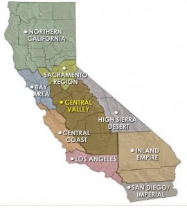 Check out the expanse covered by the Inland Empire, bottom right on the California map.  (State of California)
