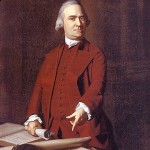 Sam Adams was a prolific and daring writer whose stirring words helped spur the “Indians” to toss British tea overboard.  (Library of Congress)