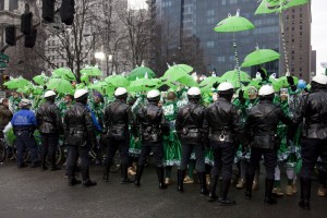 Philadelphia’s Finest were ready for the froggies this year.  (Carol M. Highsmith)