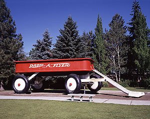 Spokane already has its oversized wagon.  How about a bike to go with it?  (Carol M. Highsmith)
