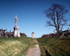 The Confederates controlled "Bloody Lane" until Union troops got a vantage point and picked off Rebs almost at will.  Between the sides, 5,000 men died or were wounded in three hours of hell.  (Carol M. Highsmith) 