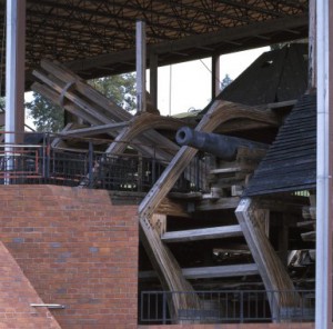 At Vicksburg National Military Park today, you can get a close-up view of siege guns that once pounded Vicksburg from the USS Cairo, anchored in the Mississippi River below.  (Carol M. Highsmith)