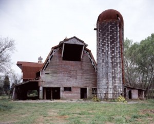 Many parts of rural America have this run-down, sagging look.  (Carol M. Highsmith)