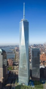 When it's finished two years hence, a World Trade Center tower will again be America's tallest building.  (Wikipedia Commons)