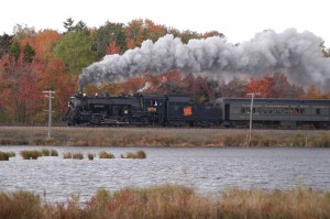 One of the most engaging attractions along U.S. 11 is "Steamtown" in Scranton, Pennsylvania.  Chock fullof old steam-train exhibits, it's a train lover's delight.  (National Park Service)