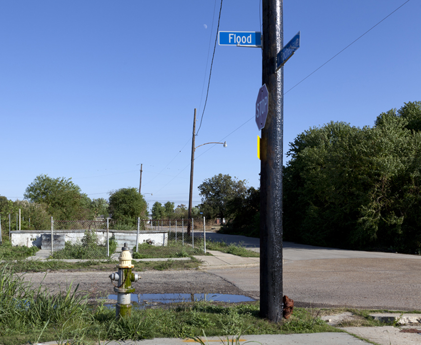 Take a look at this street's ironic name in the Lower Ninth Ward.  (Carol M. Highsmith)