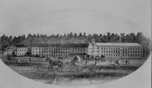 A 19th-Century lithograph of the property.  (Library of Congress)