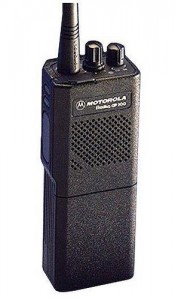 The two-way radio: one of our first "hand-held communication devices."  (AV Hire London, Flickr Creative Commons)