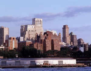 Carol photographed Brooklyn's skyline about 1990.  (Carol M. Highsmith)