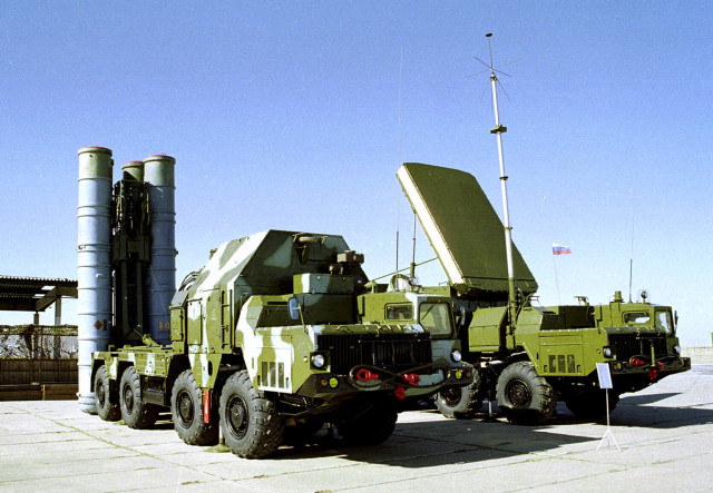 FILE - Russian S-300 anti-aircraft missile system is on display in an undisclosed location in Russia (AP photo)