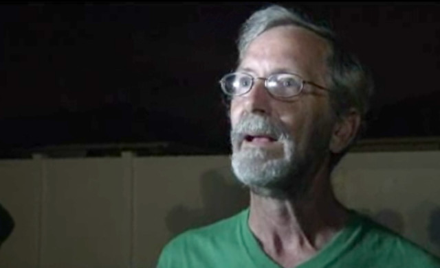 In this image taken from AP video, letter carrier Doug Hughes speaks during an AP interview Sunday, April 19, 2015, in Ruskin, Fla. Hughes caused a full-scale security review in Washington when he violated national airspace by landing his gyrocopter on Capitol Hill on Wednesday.