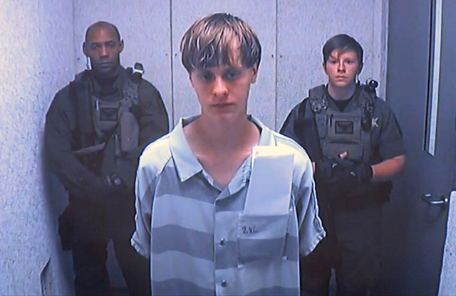 Dylann Storm Roof appears via video before a judge, in Charleston, S.C., on June 19, 2015. (AP)