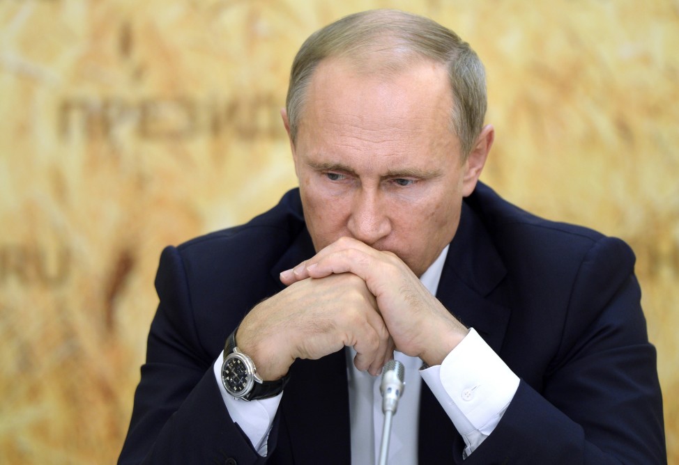 Russian President Vladimir Putin attends a meeting in  the Rostov region on Sept. 24, 2015. (AP)