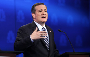 Republican presidential candidate Senator Ted Cruz speaks at the third debate in Boulder, Colorado on Oct. 28, 2015. (Reuters)