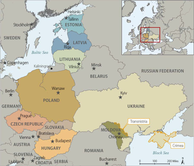 Selected Countries in Central and Eastern Europe