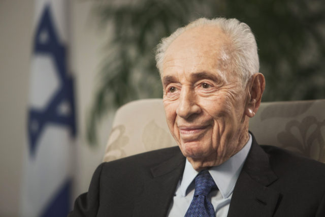 In this Nov. 2, 2015 file photo, former Israeli President Shimon Peres speaks during an interview with The Associated Press in Jerusalem. Former Israeli President Shimon Peres suffered a stroke on Tuesday and died Wednesday Sept. 28. (AP) 